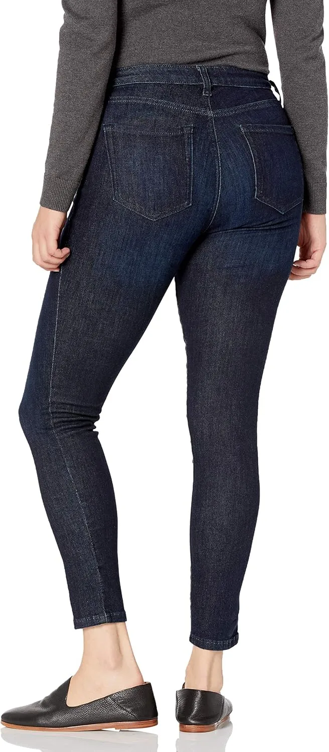 Amazon Essentials Women's Mid Rise Curvy Skinny Jeans