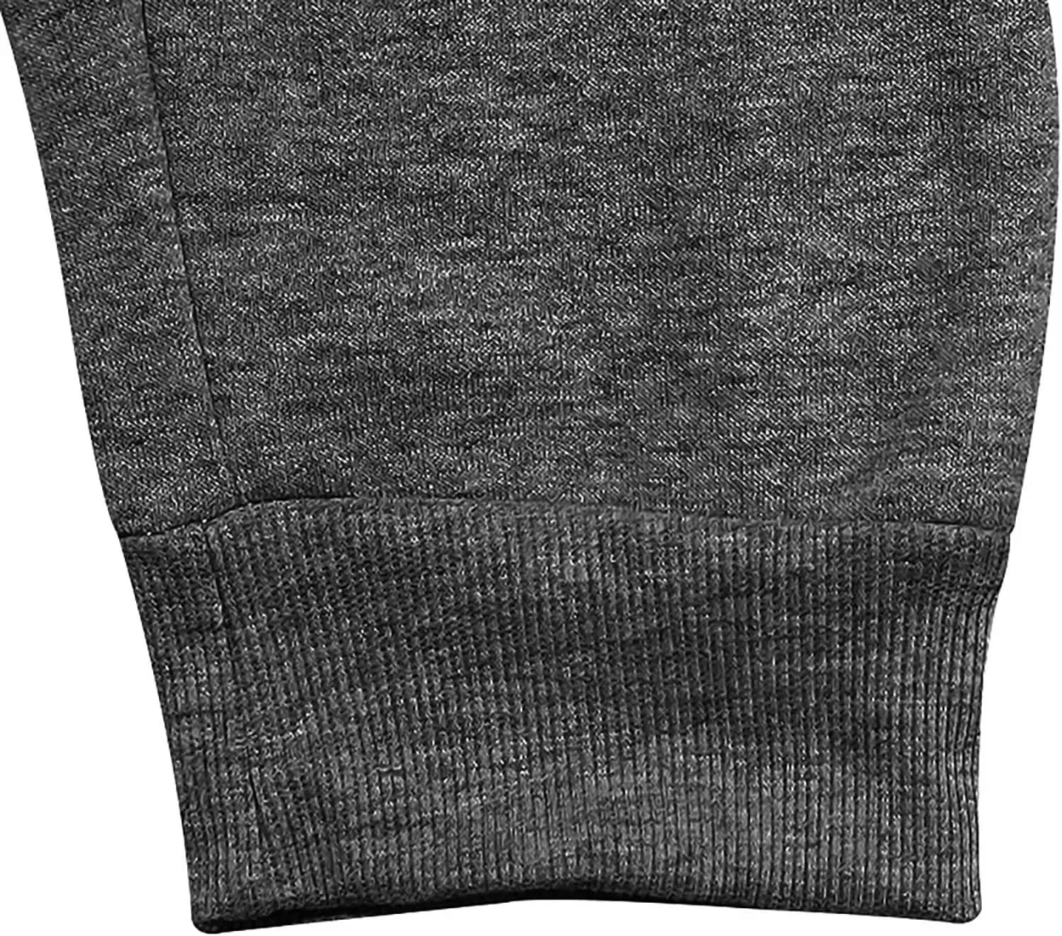 Baggy Cargo Sweatpants for Men Drawstring Waist Fleece Lined Joggers with Pockets Soft Athletic Workout Track Pants