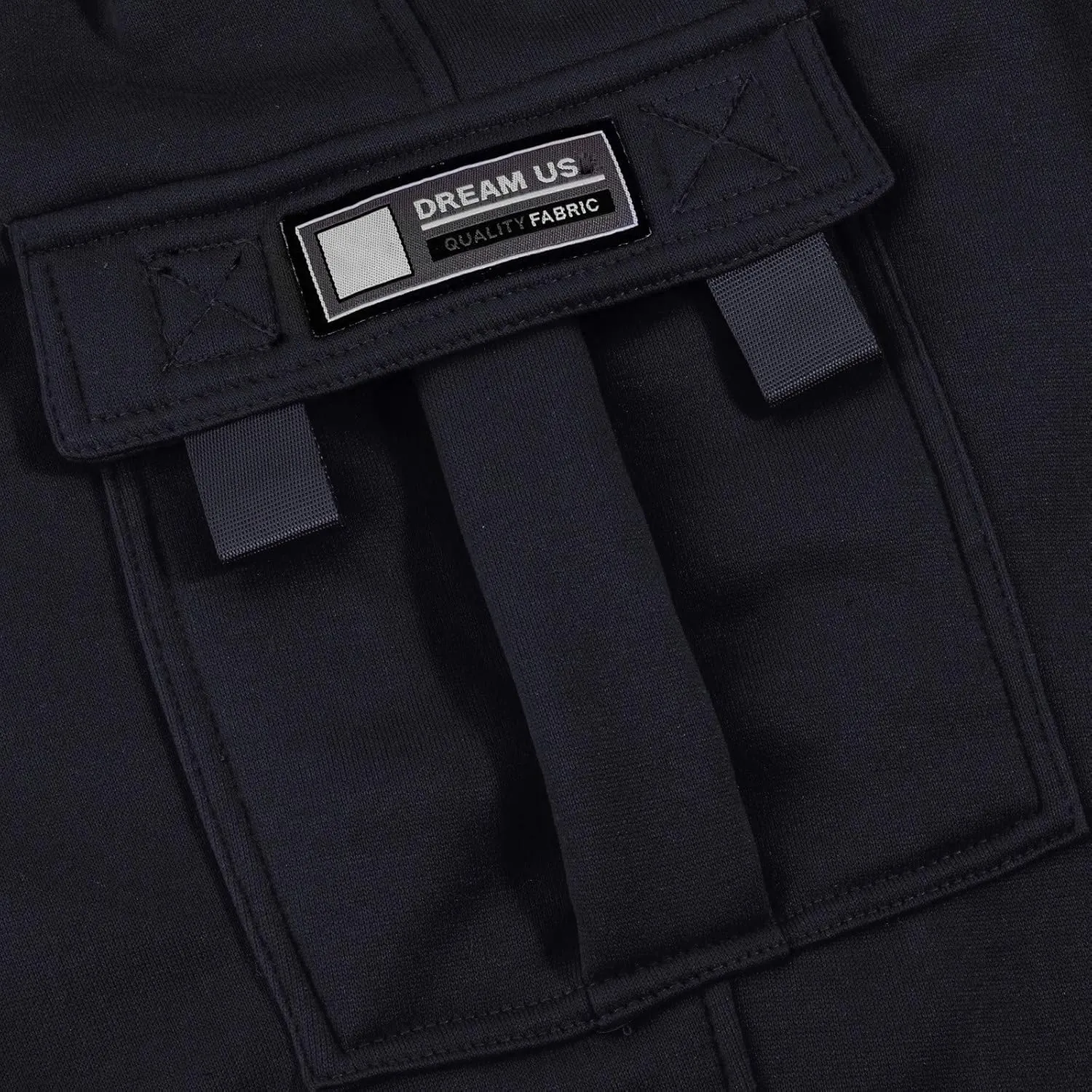 Baggy Cargo Sweatpants for Men Plus Size Drawstring Waist Joggers with Pockets Open Bottom Athletic Sweat Pants