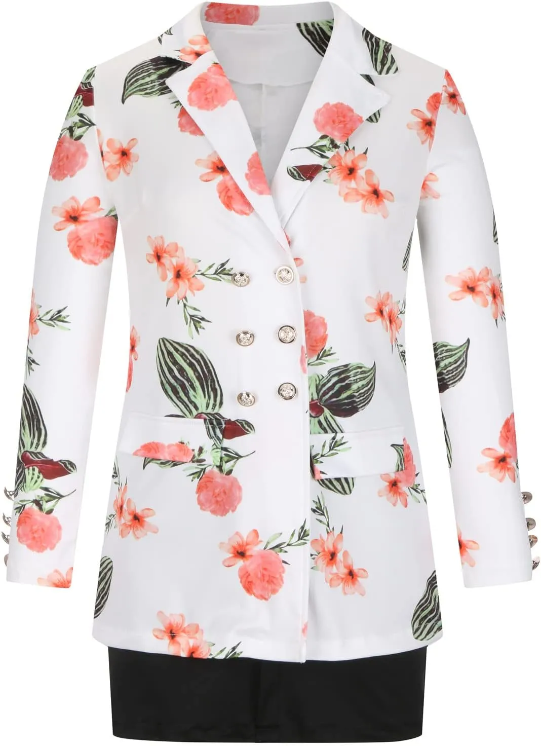 Blazer Sets Women 2 Piece Outfits Fashion Print Jackets Summer Fall Business Casual Coats Short Skirt Suits