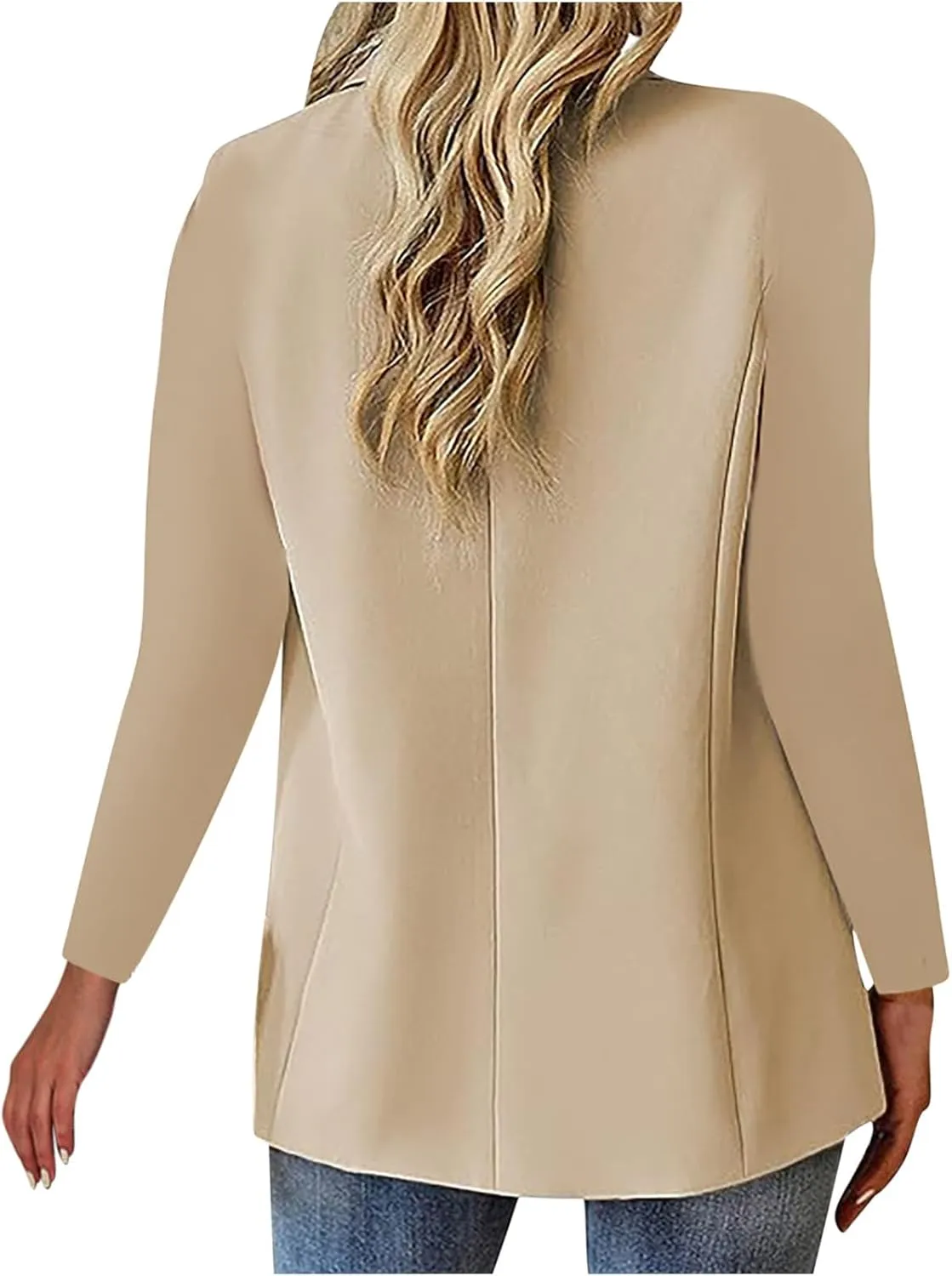 Blazers for Women Business Casual Jackets Long Sleeve Open Front Cardigan Work Suit 2024 Trendy Blazer with Pockets