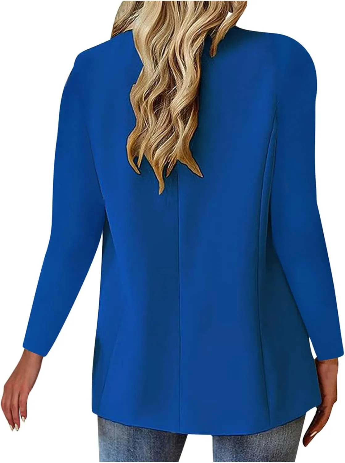 Blazers for Women Business Casual Jackets Long Sleeve Open Front Cardigan Work Suit 2024 Trendy Blazer with Pockets
