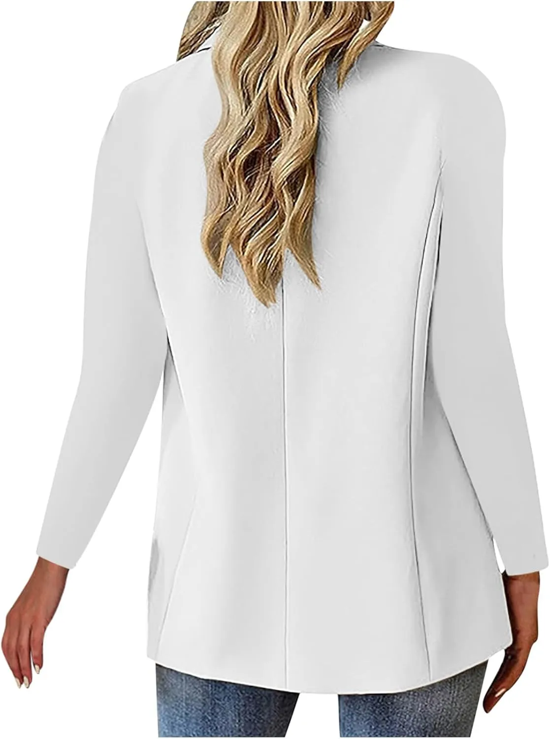 Blazers for Women Business Casual Jackets Long Sleeve Open Front Cardigan Work Suit 2024 Trendy Blazer with Pockets