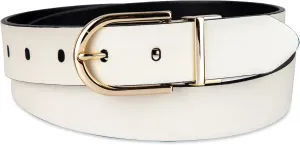 Calvin Klein Women's Two-in-One Reversible Dress Casual Belts for Jeans, Trousers and Dresses