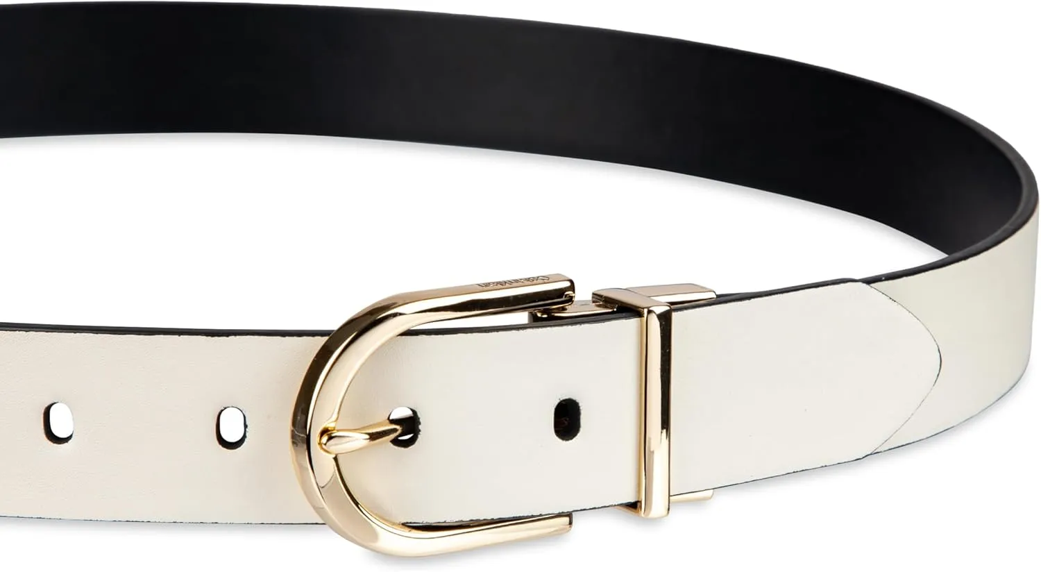 Calvin Klein Women's Two-in-One Reversible Dress Casual Belts for Jeans, Trousers and Dresses