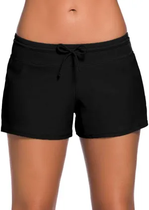 ChinFun Women's Board Shorts Swimswear Bottoms Tankini Swim Bathing Briefs Swimsuit Boardshorts Beach Trunks with Liner