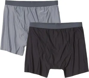 ExOfficio Men's Give-N-Go 2.0 Boxer Brief 2 Pack - Breathable Durable Easy Care Travel Underwear