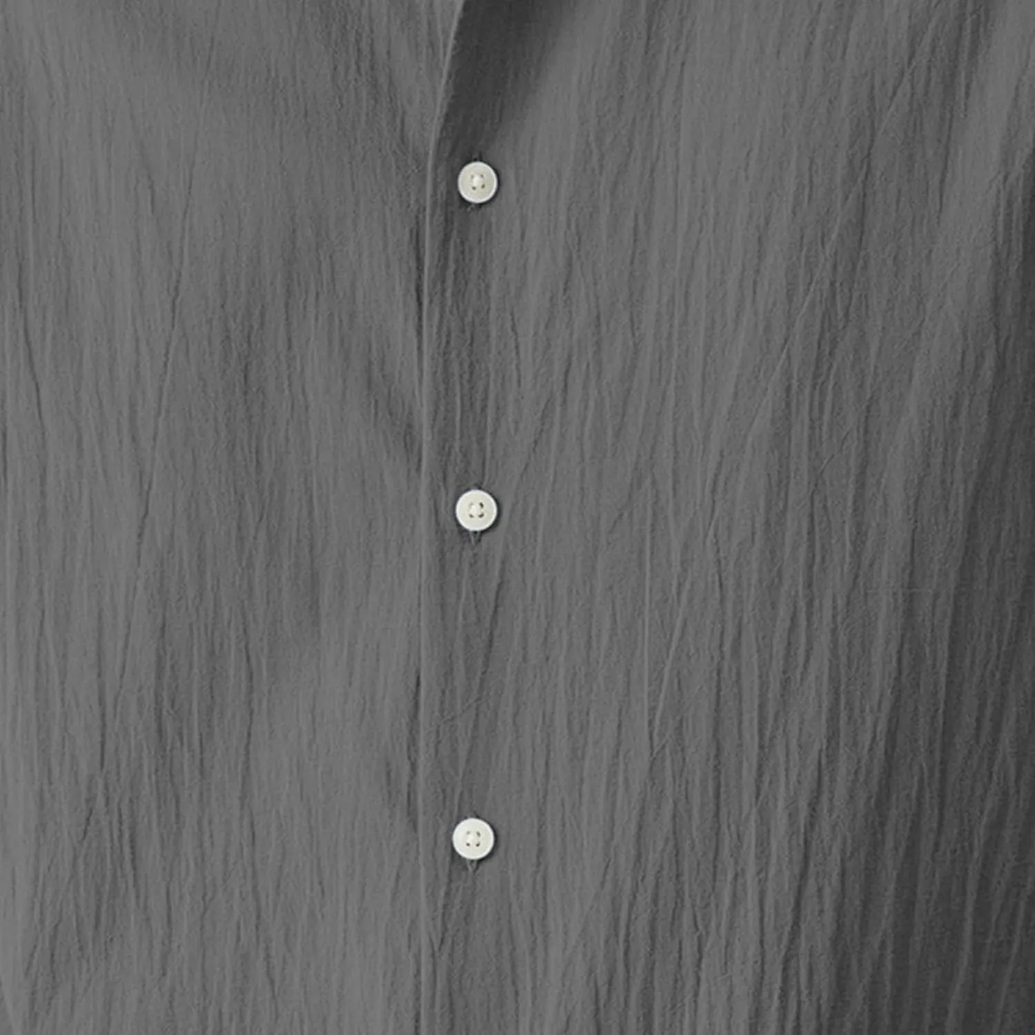 Fashion Button Down Solid Shirts for Men Casual Collared Textured Lightweight Cotton T-Shirt Summer Work Travel Tops