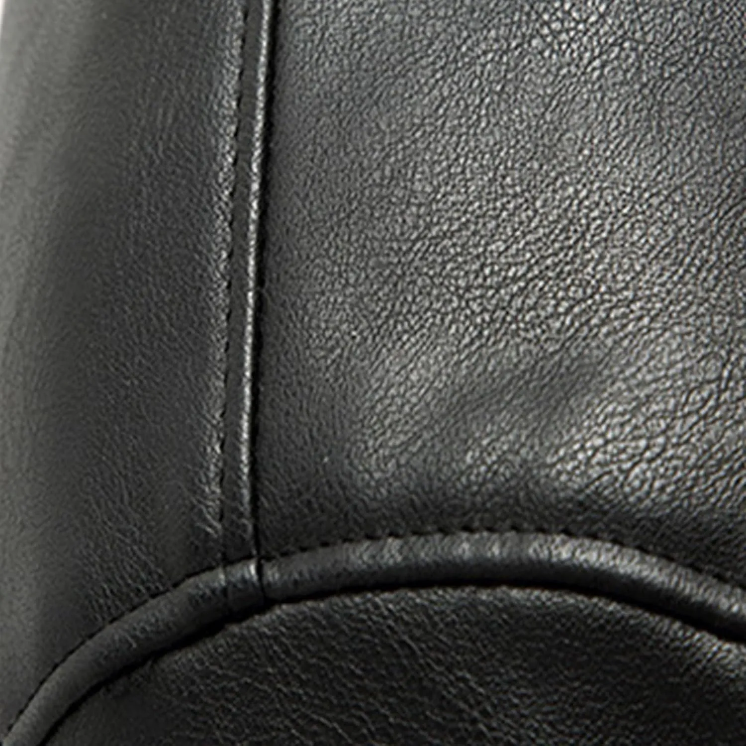 Fleece Lined Leather Jacket Men Hooded Winter Jacket Zip up Thermal Hoodie Vintage Faux Fur Coats Warm Outwear