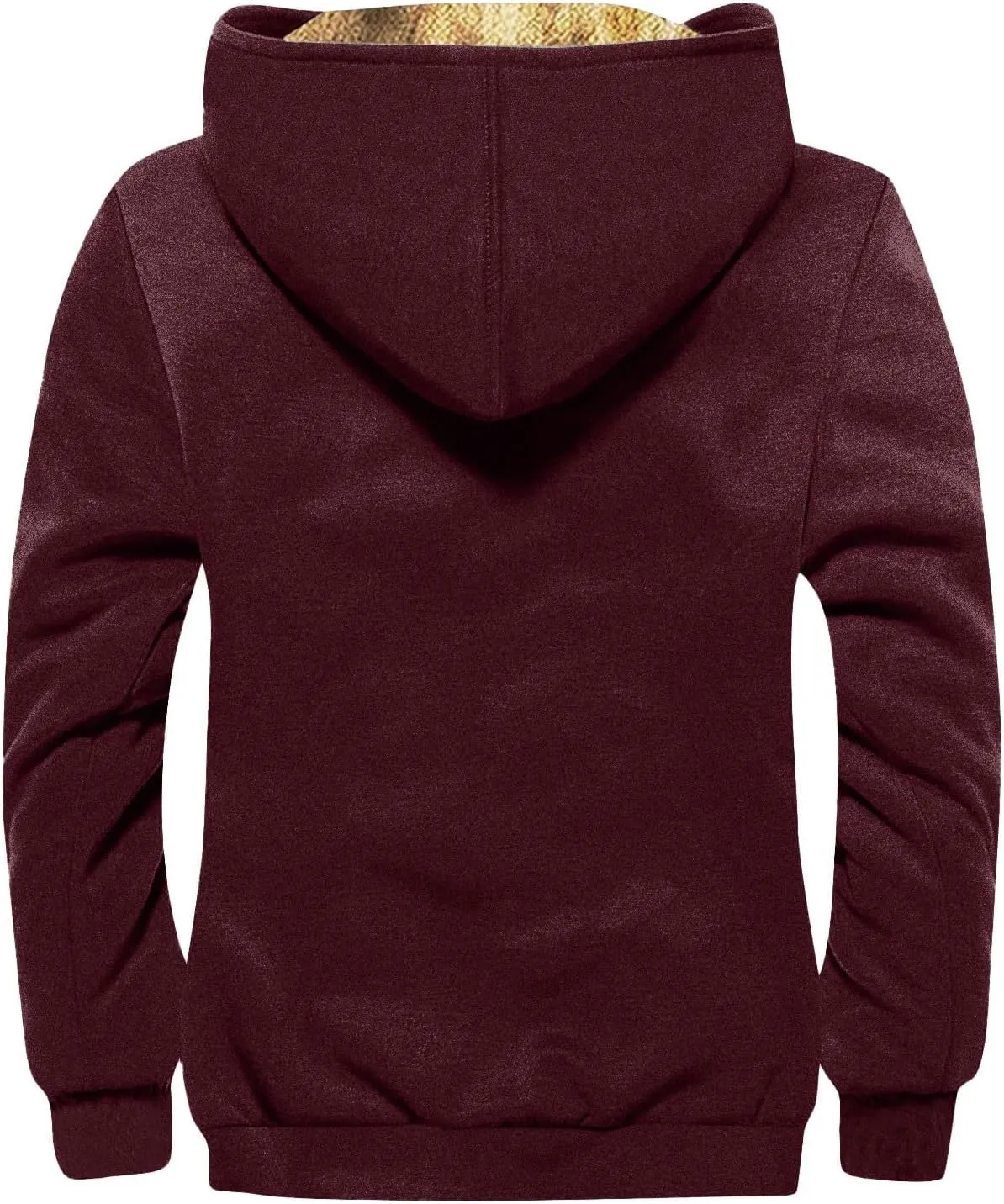 GOFULY Mens Jackets Casual Stylish Sherpa With Hood 2024 Winter Coats Fuzzy Zipper Hoodie Big And Tall Packable Fall Clothes
