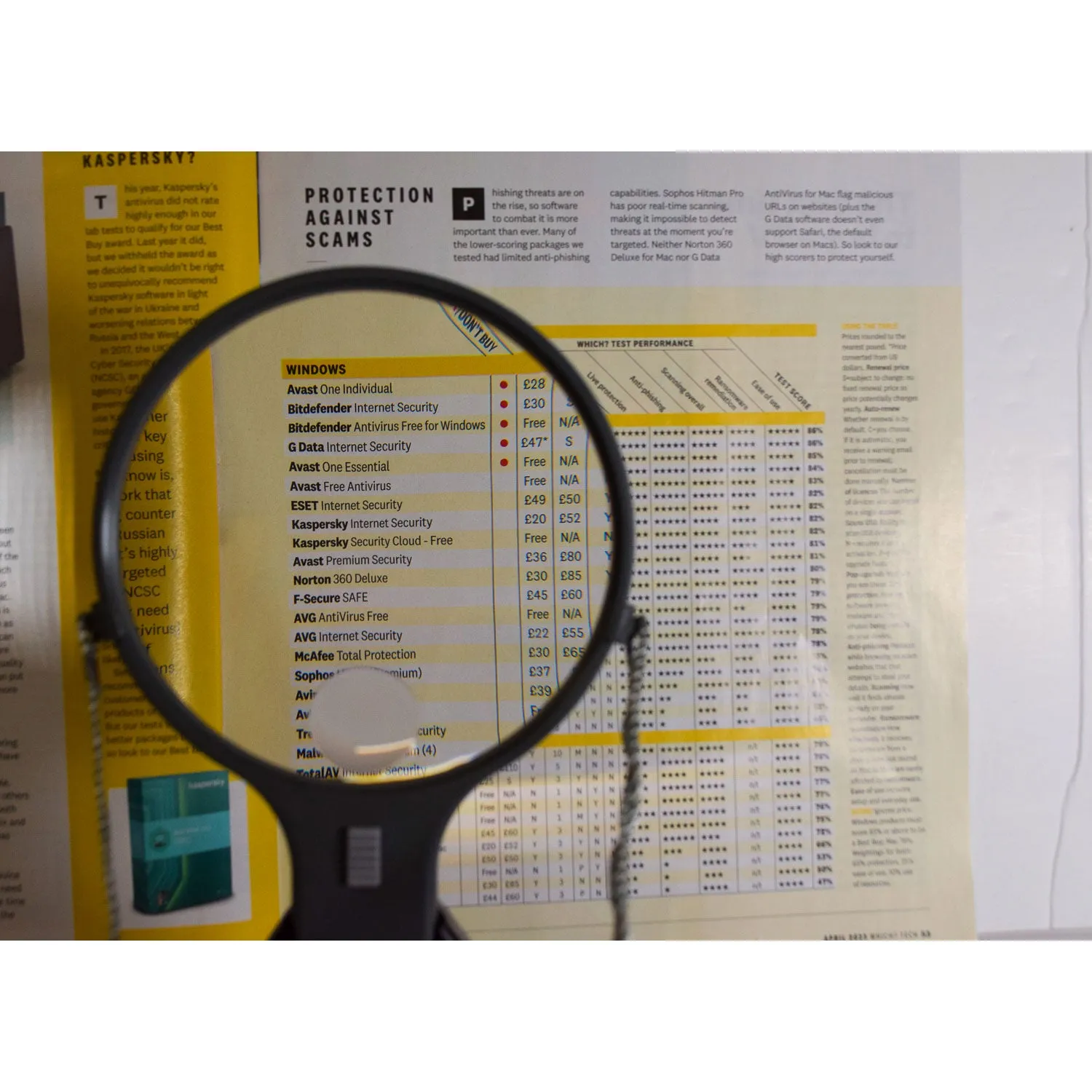 Hand Magnifier, converts to round the neck magnifier, with light
