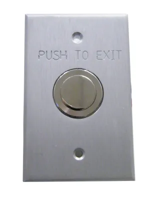 Heavy Duty High Traffic Single Gang Mount Push To Exit Switch JLF-1077