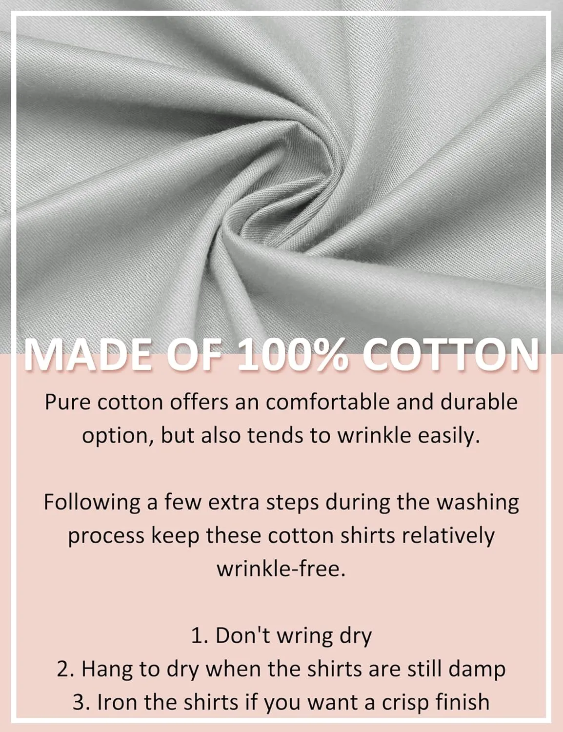 HOTOUCH Womens Cotton Basic Button Down Shirt Slim Fit Dress Shirts