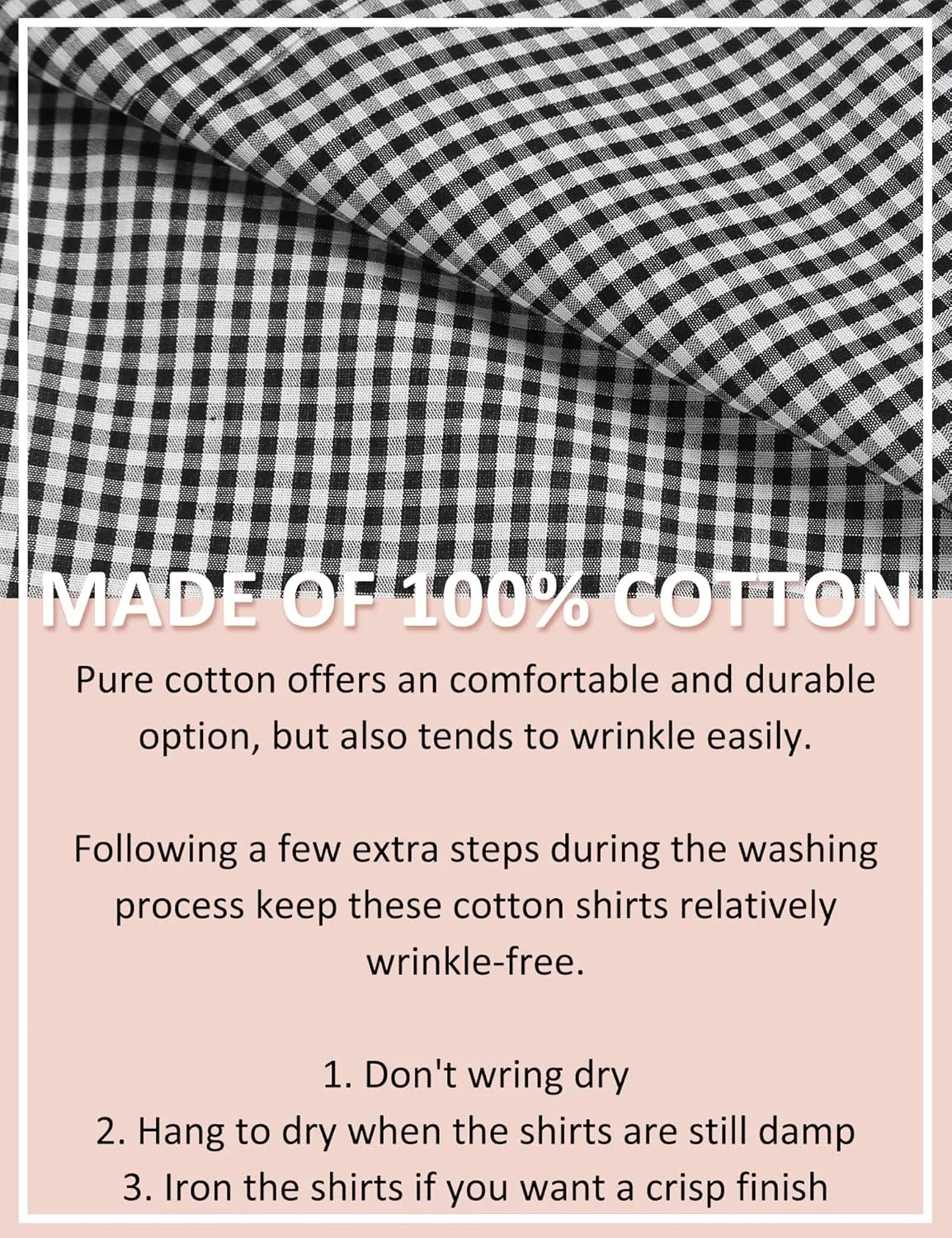 HOTOUCH Womens Cotton Basic Button Down Shirt Slim Fit Dress Shirts
