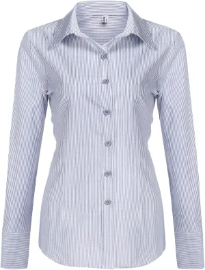 HOTOUCH Womens Cotton Basic Button Down Shirt Slim Fit Dress Shirts