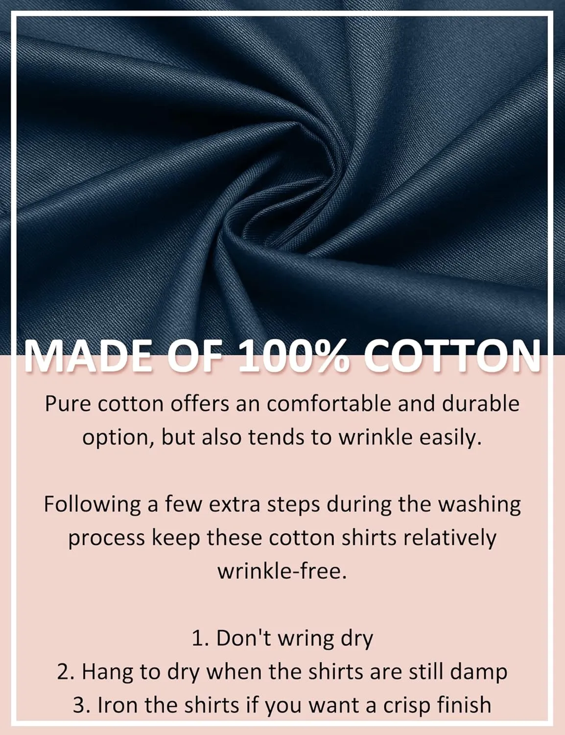 HOTOUCH Womens Cotton Basic Button Down Shirt Slim Fit Dress Shirts