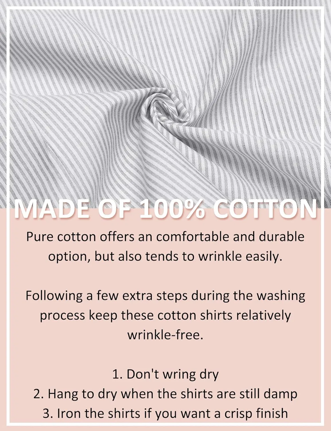 HOTOUCH Womens Cotton Basic Button Down Shirt Slim Fit Dress Shirts