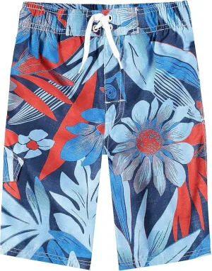 Kanu Surf Boys' Reflection Quick Dry UPF 50  Beach Swim Trunk