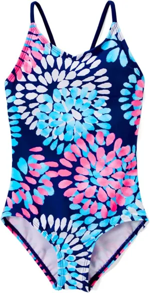 Kanu Surf Girls' Daisy Beach Sport one Piece Swimsuit