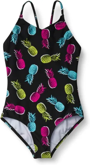 Kanu Surf Girls' Daisy Beach Sport one Piece Swimsuit
