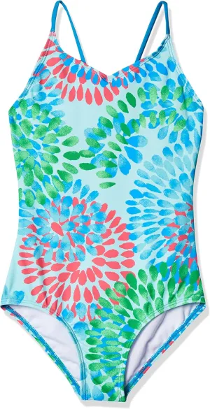 Kanu Surf Girls' Daisy Beach Sport one Piece Swimsuit