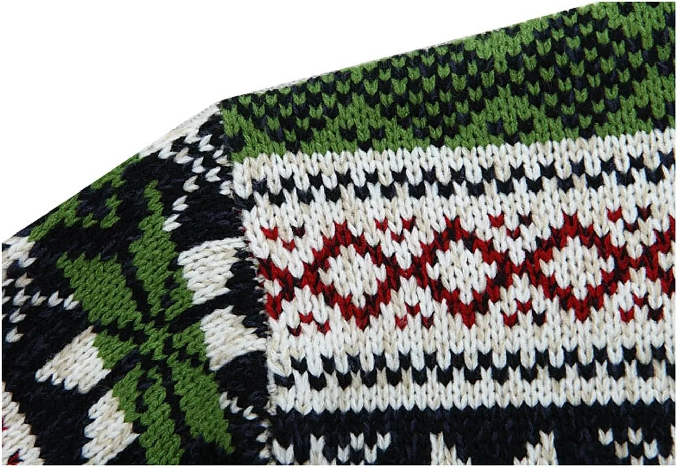 Kedera Men's Cardigan Sweaters Stand Collar Cable Thick Knitted Full Zip Sweater with Pattern