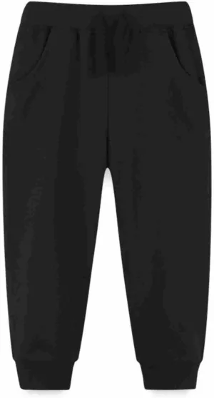 Kids Boys Pull On Sweatpants Cotton Jogger Pants Elastic Waist Active Joggers Boys ounge Trousers Athletic Sweatpants