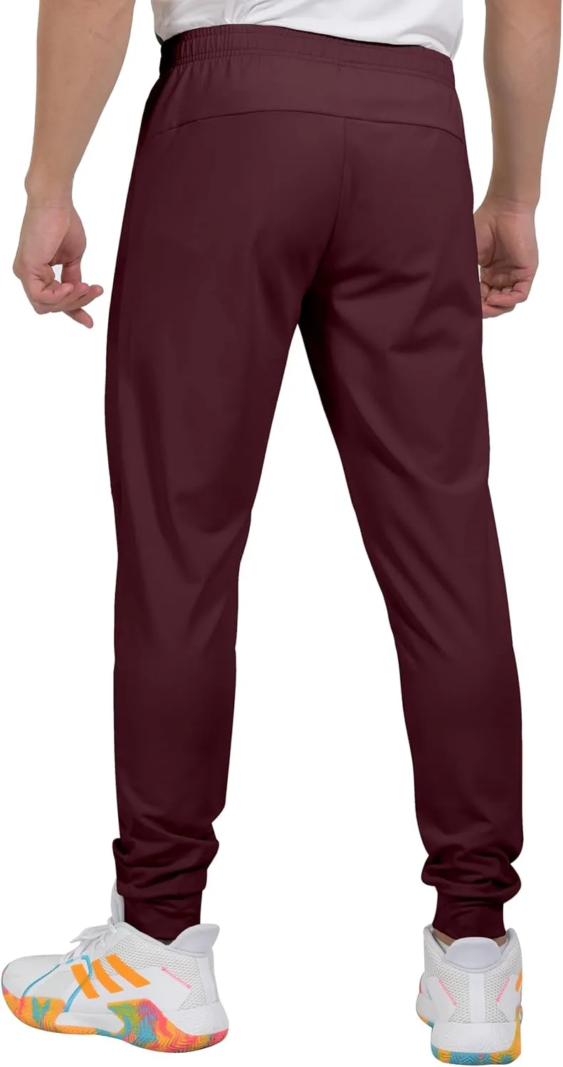 Little Donkey Andy Men's Lightweight Tapered Joggers, Quick-Dry Stretch Athletic Track Pants for Running, Gym, and Training