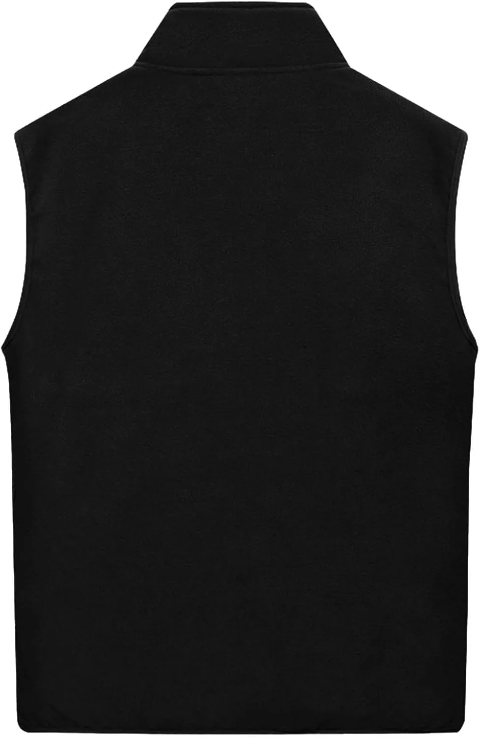 Men Fleece Vest Full Zip Outerwear Vests Plus Size Winter Vest Sleeveless Fleece Jackets Big and Tall Thermal Vest