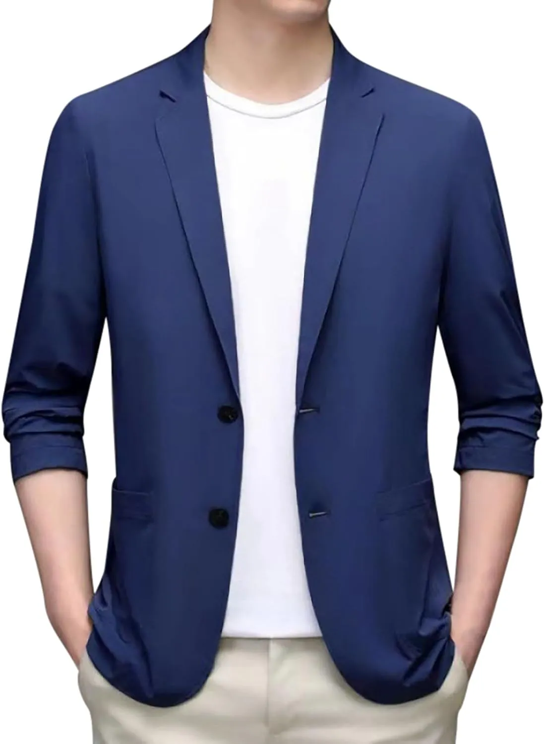Mens Blazer Slim Fit Sport Coats, Suit Jacket for Daily Business and Prom Party, Banquet Fashion Tuxedo Coat