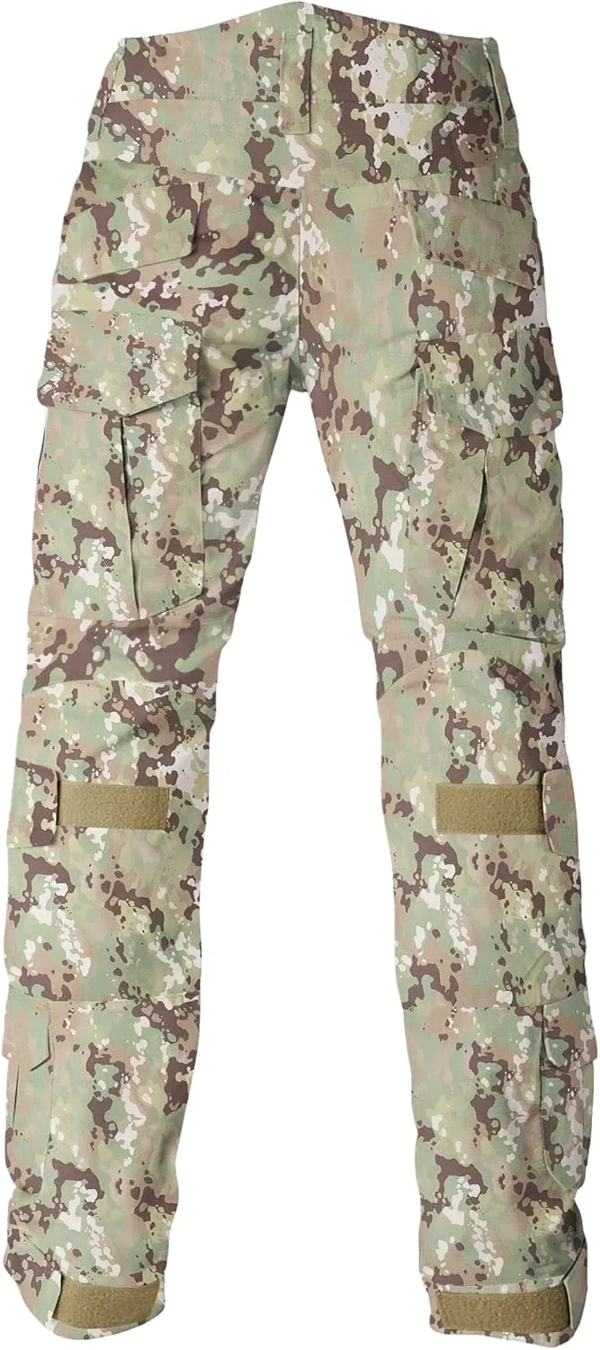 Men's Fleece Lined Tactical Pants Waterproof Hiking Pants Casual Thermal Cargo Pants Winter Insulated Work Pants