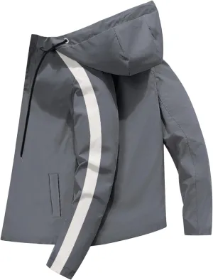 Mens Lightweight Bomber Jacket Casual Spring Fall Flight Bomber Jackets Varsity Windbreaker Sport Coat for Men
