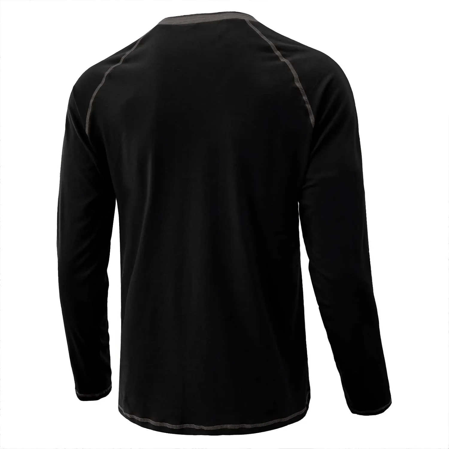 Mens Retro Henley Shirt Long Sleeve Henley T-Shirts for Men Casual Front Placket Spring Summer Business Office Basic Shirt