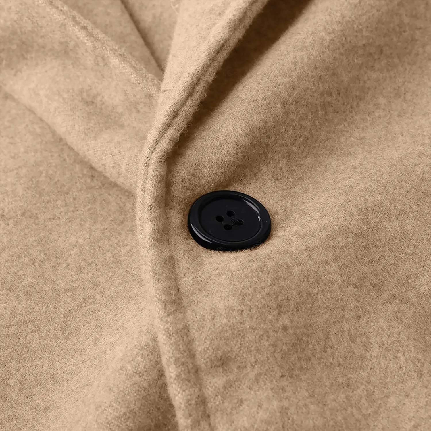 mens trench coat Coat Lapel Collar Long Sleeve Padded Leather Jacket Vintage Thicken Coat Sheepskin Jacket rain coat
