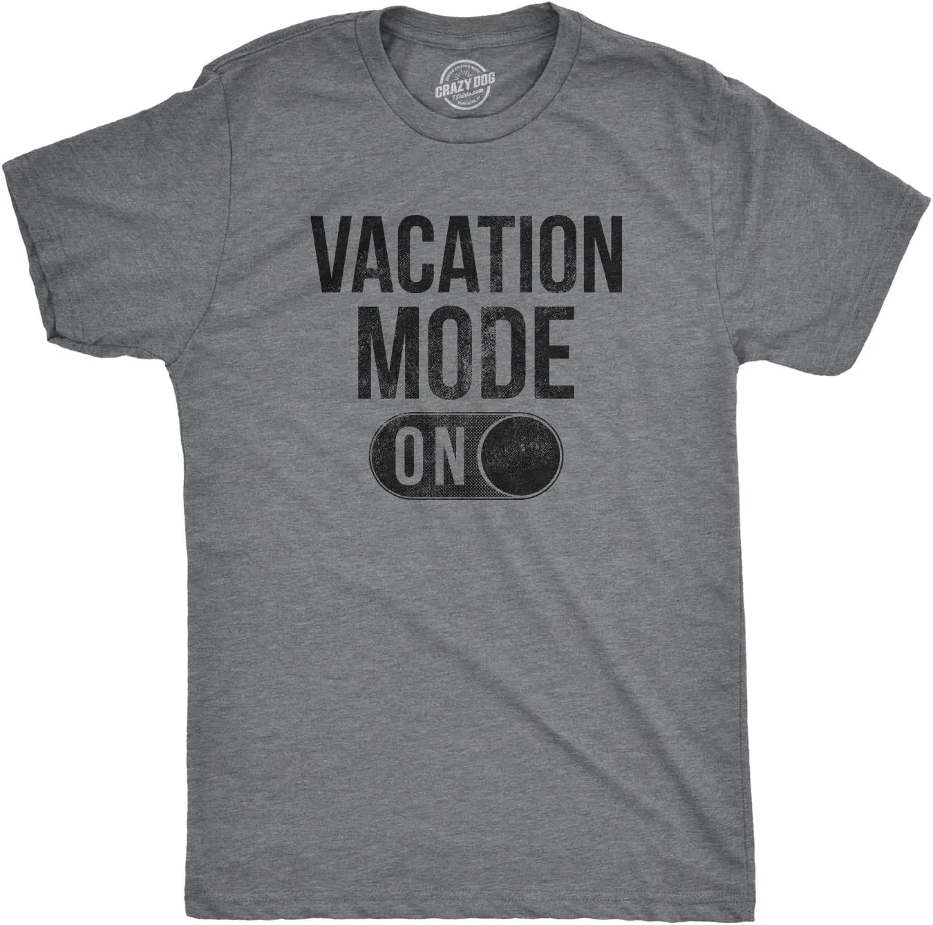 Mens Vacation Mode On T Shirt Funny Spring Break Tee