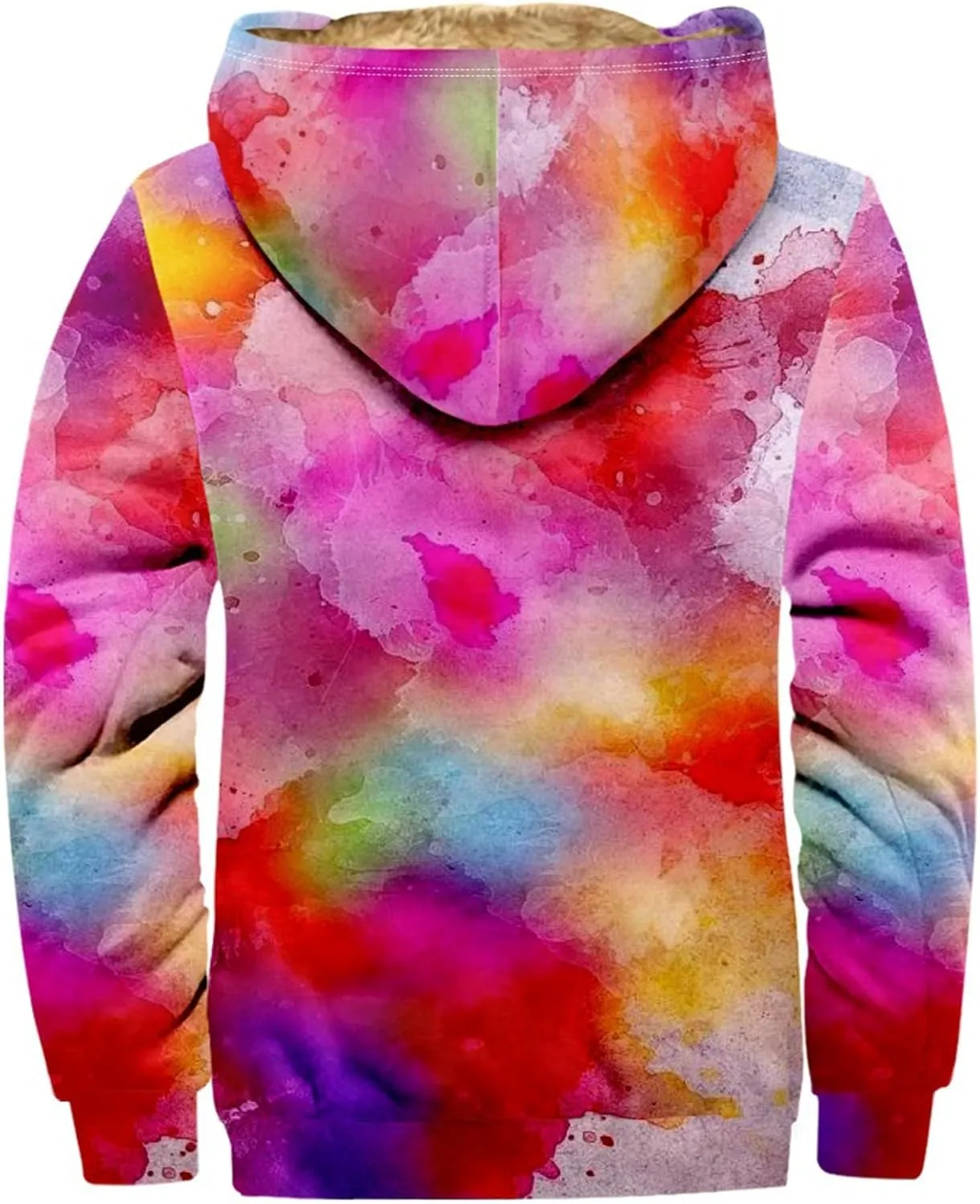 Men's Vintage Heavyweight Sherpa Fleece Lined Jackets Winter Warm Sweatshirt Coats Big And Tall Zip Up Hoodie Men