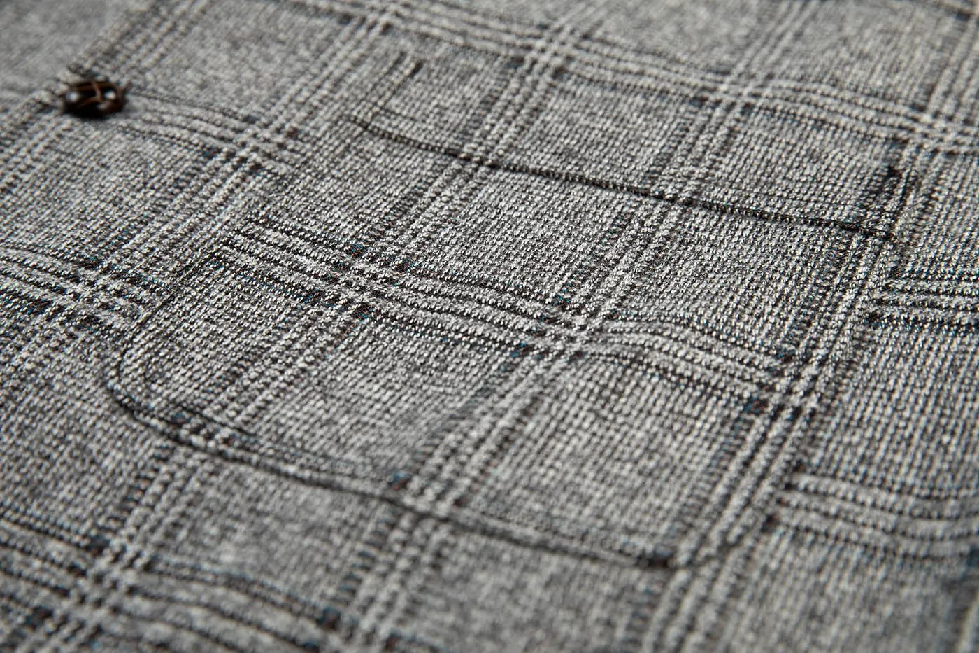 Mens Vintage Suit Vest Plaid Tweed Regular Fit Waistcoat for Wedding Groomsmen