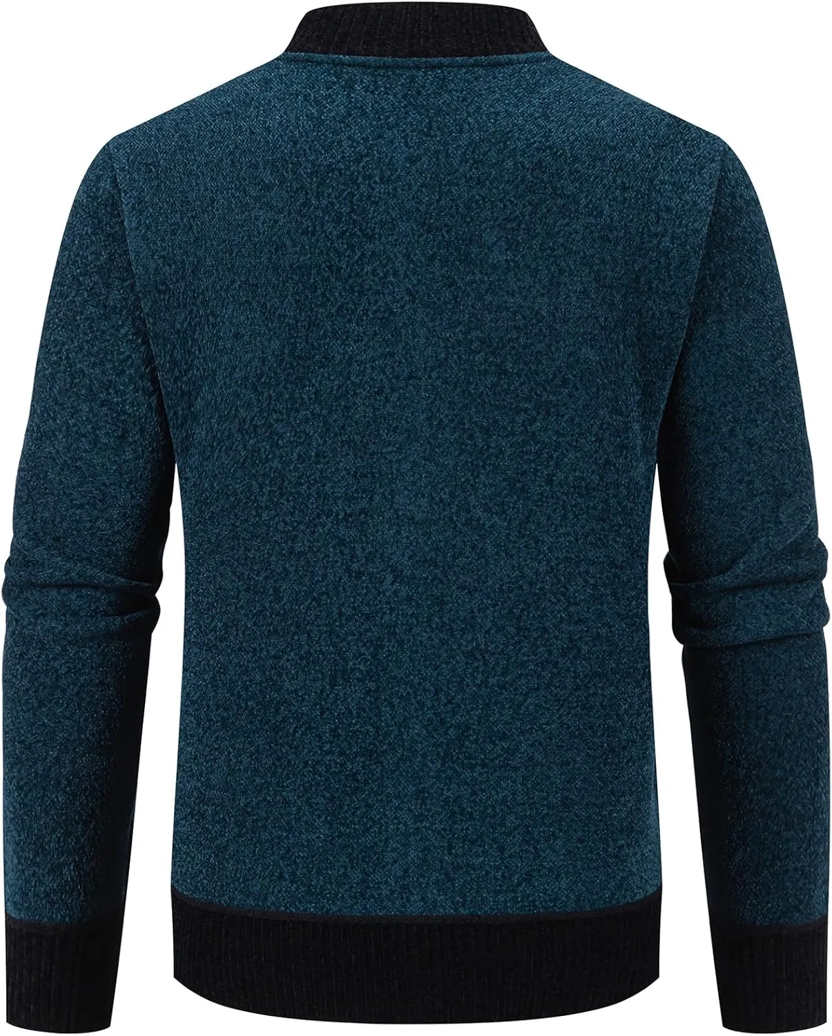 Mylldey Mens Casual Full Zip Cardigan Sweaters Cable Knit Jacket Sweater Men, US Size
