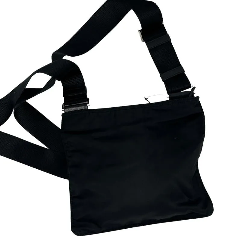 Prada Tessuto Flat Messenger Bag