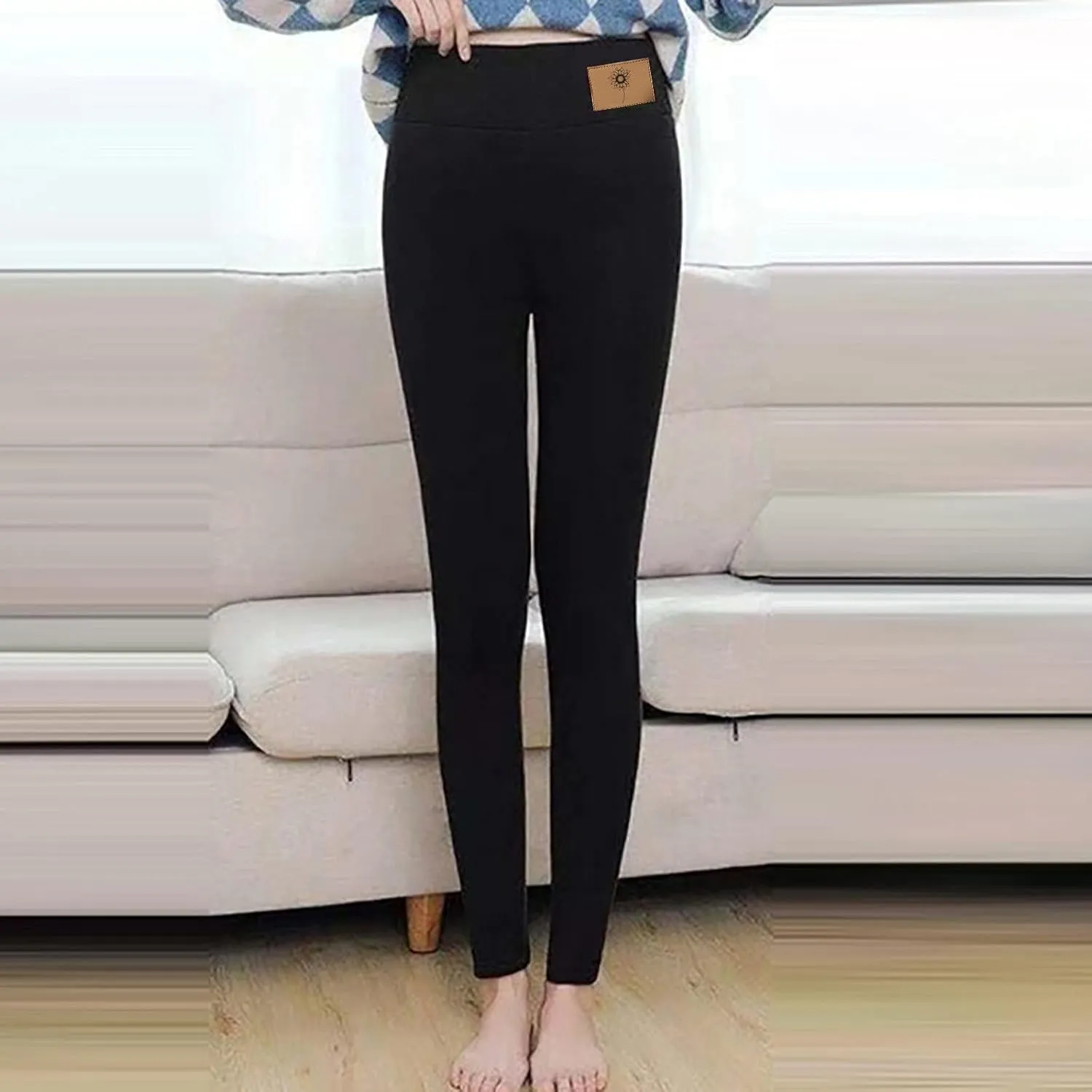 Sherpa Fleece Lined Leggings for Women Warm Thick Leggings High Waist Workout Pants Plus Size Winter Leggings Tights