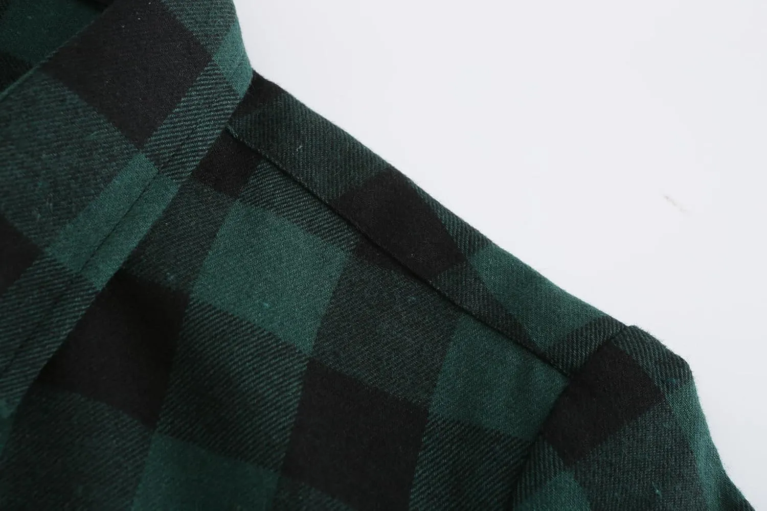 Soft Women Flannel Shirt Checkered Plaid Button Down Shirt Womens Fall Outfits