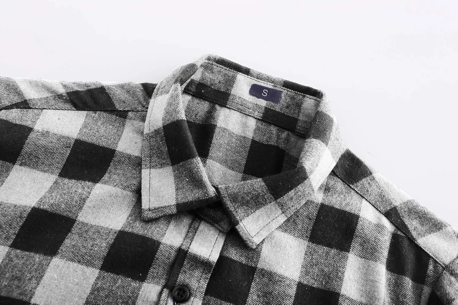 Soft Women Flannel Shirt Checkered Plaid Button Down Shirt Womens Fall Outfits