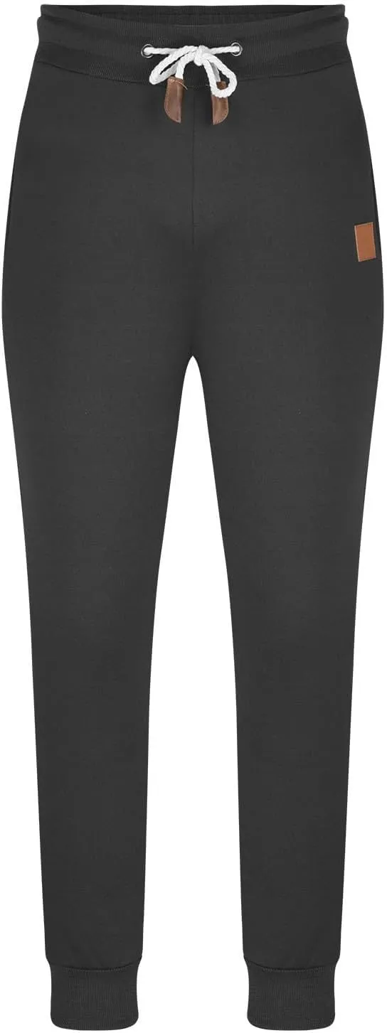 Sweatpants for Men Drawstring Elastic Waist Joggers Big and Tall Slim Fit Jogger Sweatpants Fleece Athletic Joggers