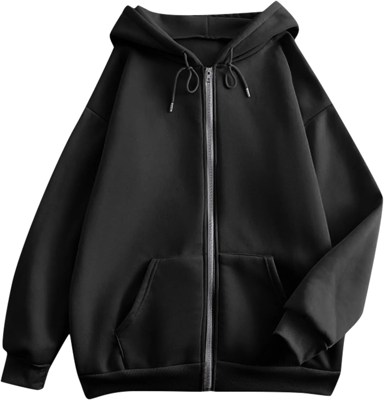 Sweatshirts for Women Womens Fashion Women Zip Up Hoodies Oversized Sweatshirts Casual 2024 Fall Jacket with Pockets
