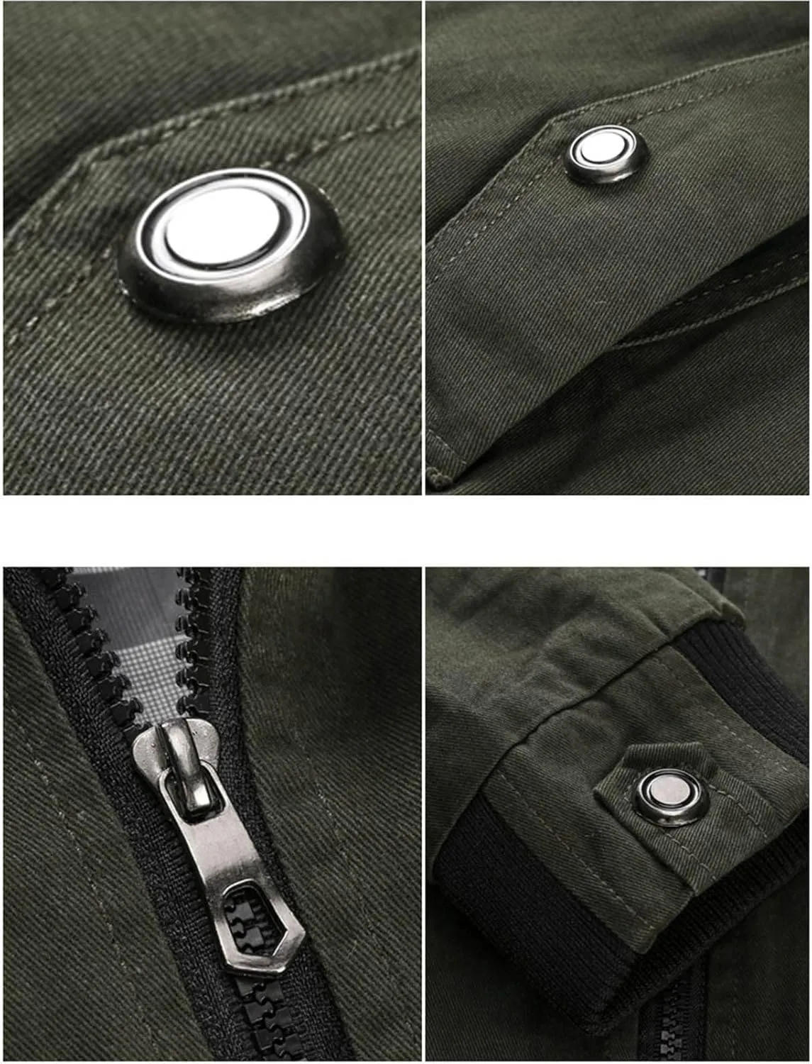 Thatrich Men's Bomber Jacket Lightweight Casual Motorcycle Jackets Cargo Trench Coat Cropped Windbreaker Flight Jackets Coats