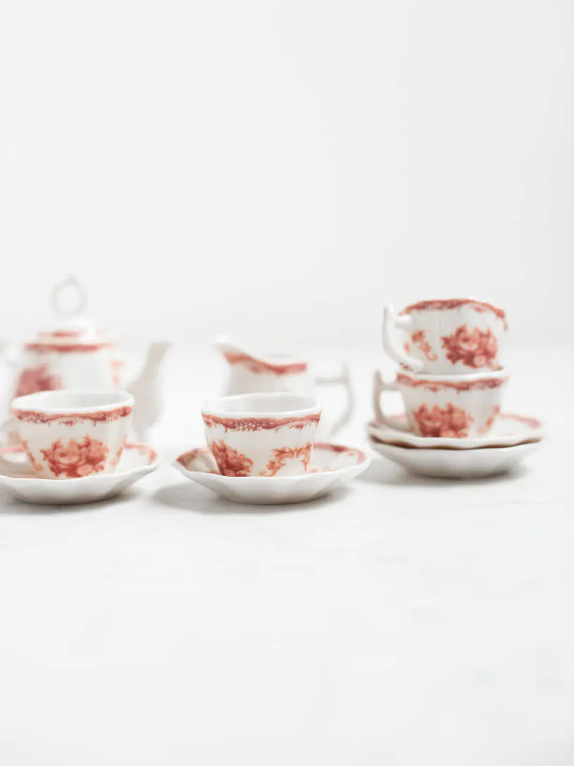 Tiny Pheasant Tea Set