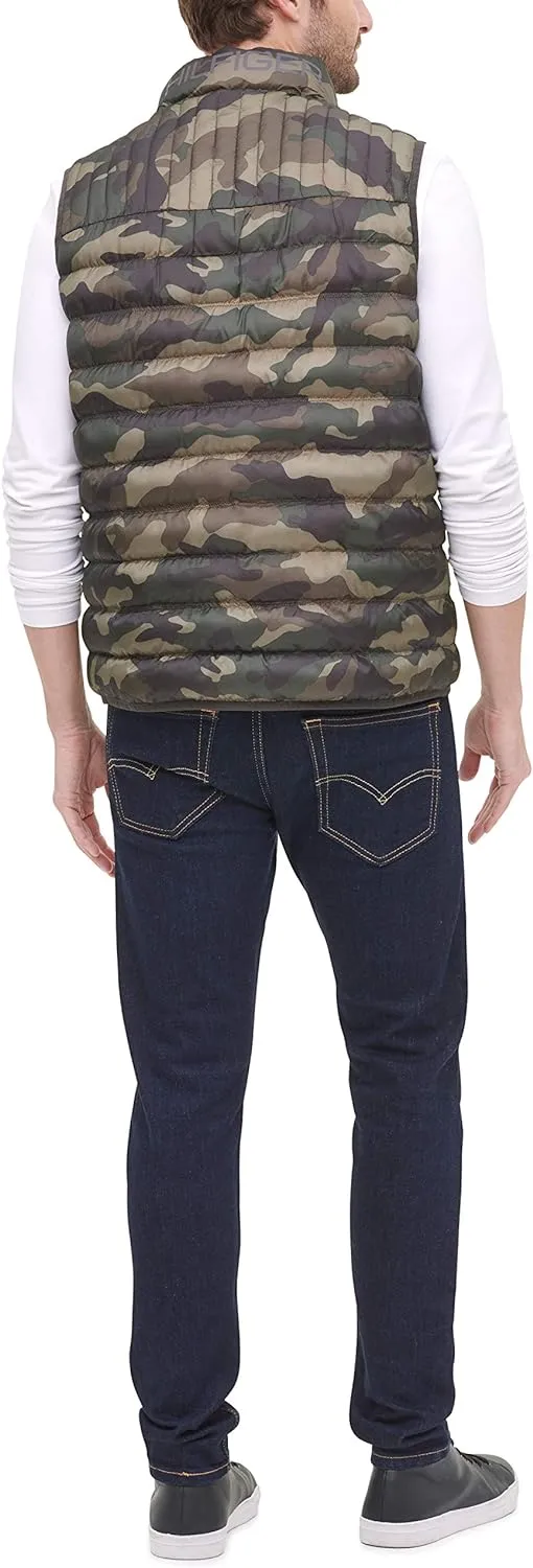 Tommy Hilfiger mens Lightweight Packable Puffer Vest Jacket (Standard and Big & Tall)
