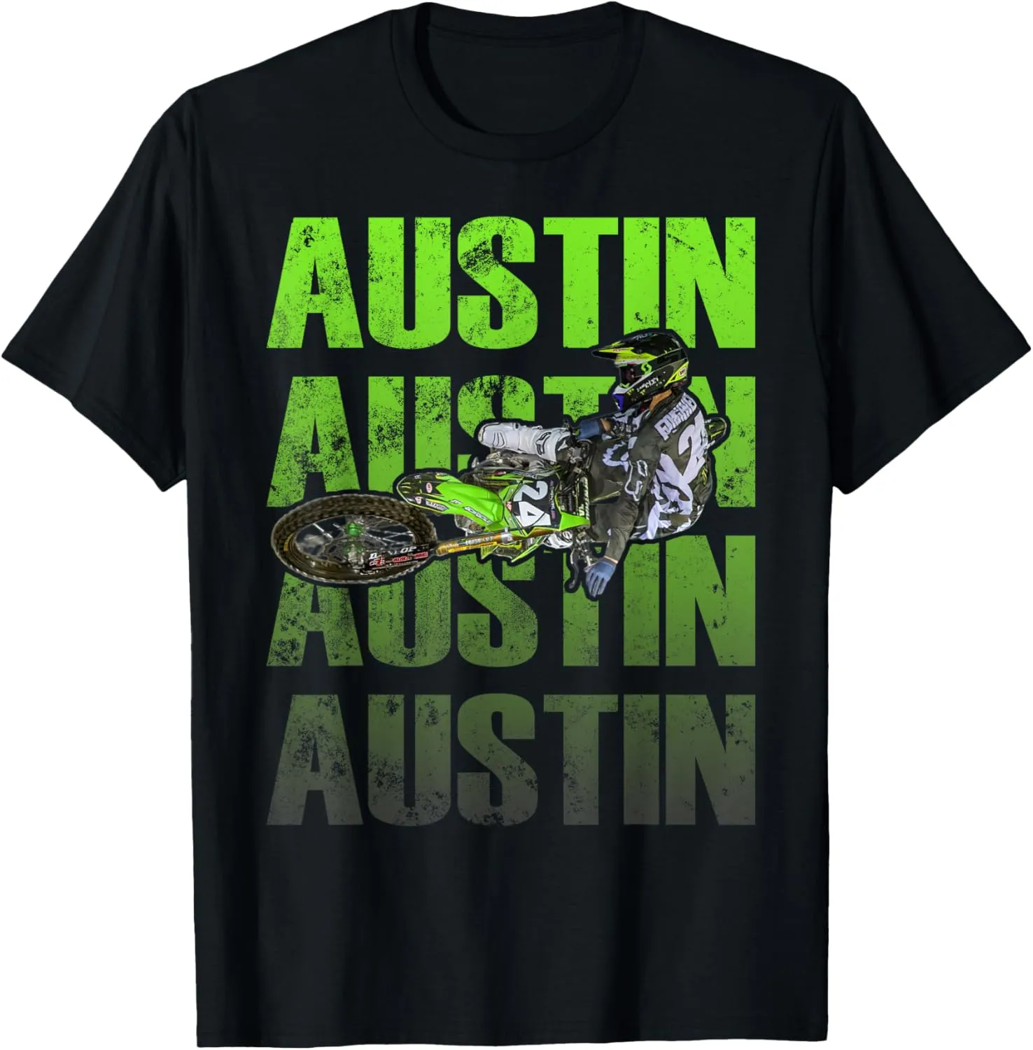 Vintage AF64 Motocross Motorcycle Mens Father's Day T-Shirt