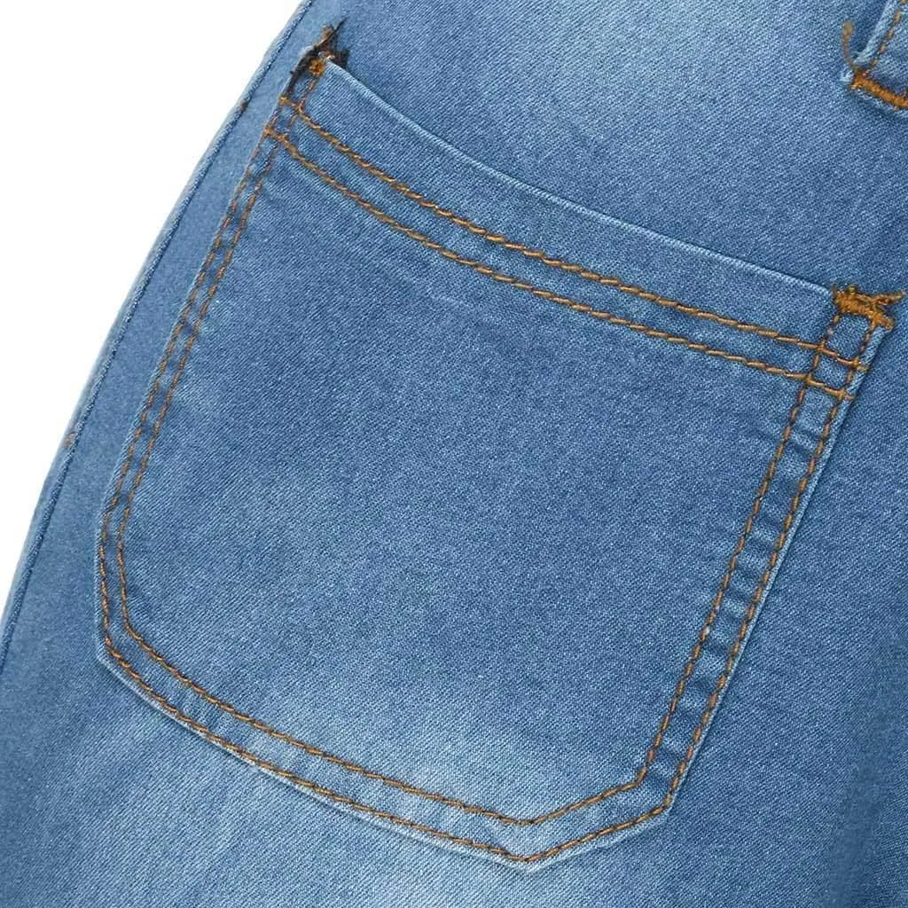 Women Flared Fit Jeans - Bell Bottom Jeans for Women Low Rise Flared Floral Embroidered Jean Washed Flare Leg Denim Pants