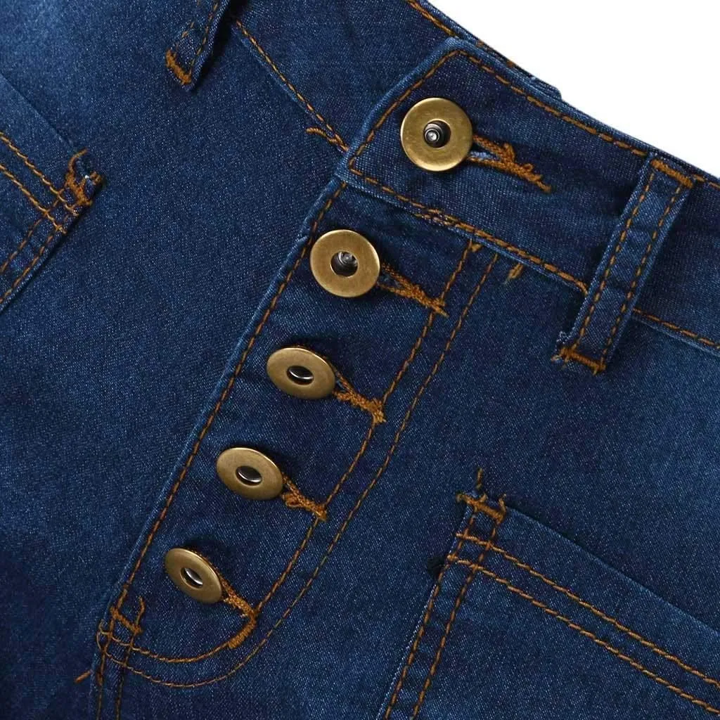 Women Flared Fit Jeans - Bell Bottom Jeans for Women Low Rise Flared Floral Embroidered Jean Washed Flare Leg Denim Pants